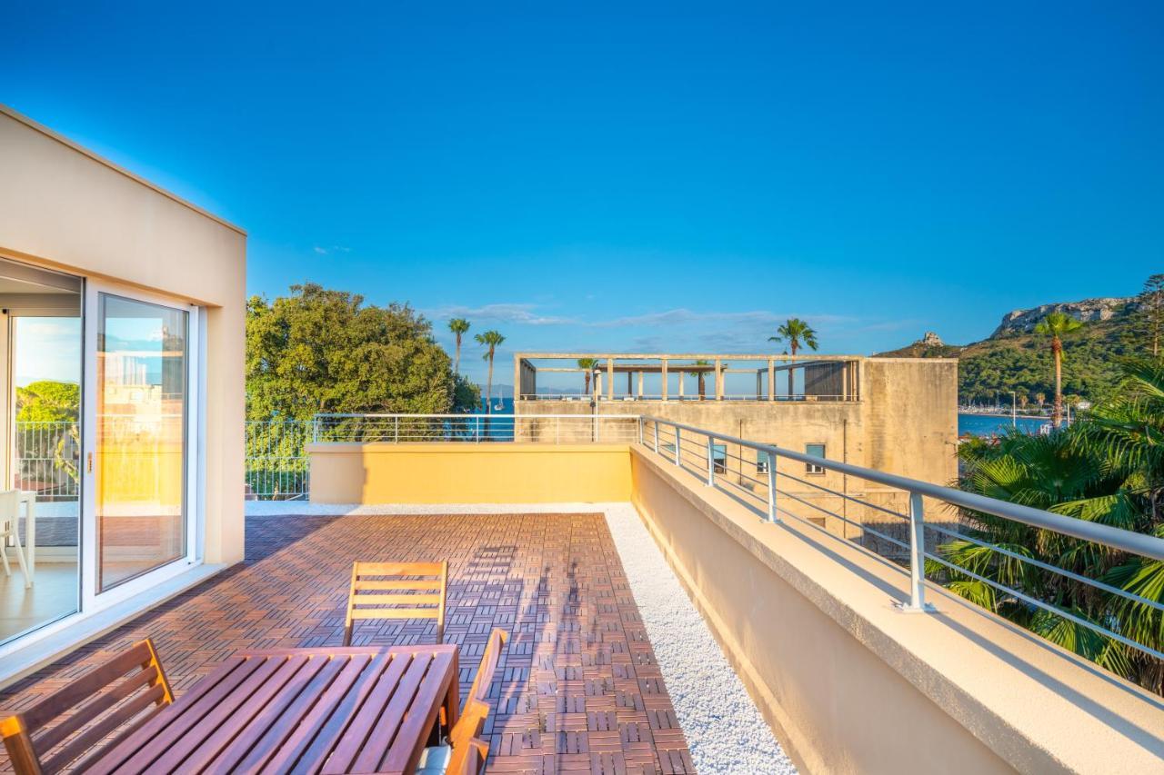 Terrazza Sella Del Diavolo - Vista Mare - Wifi Ac Apartman Cagliari Kültér fotó
