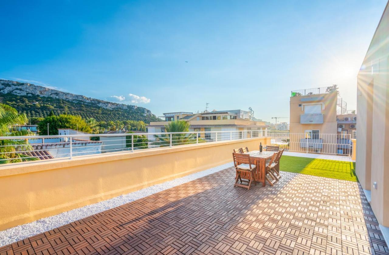 Terrazza Sella Del Diavolo - Vista Mare - Wifi Ac Apartman Cagliari Kültér fotó