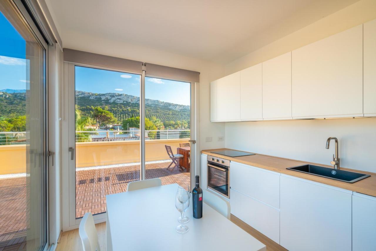 Terrazza Sella Del Diavolo - Vista Mare - Wifi Ac Apartman Cagliari Kültér fotó